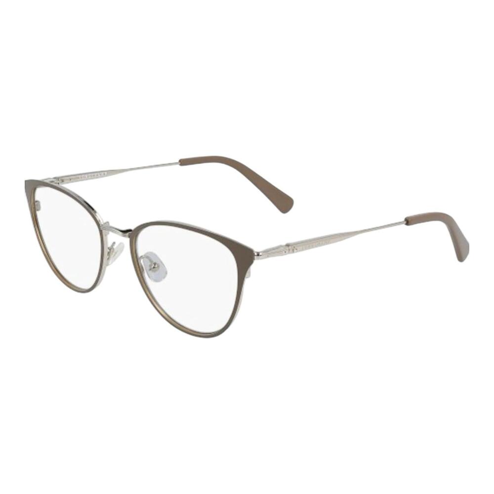 Longchamp Eyeglasses Frames LO2124 901 50-19-140 Brown And Gold Preppy Feminine